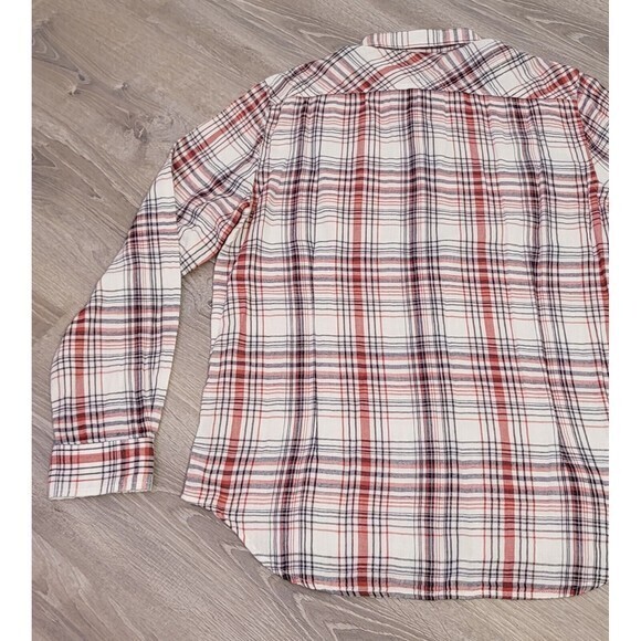 Kenneth Cole Reaction Men's Red Striped Long Sleeve‎ Button Down Shirt Size XL - Picture 16 of 16